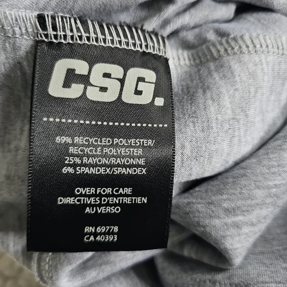 CSG Surveyor Gray Sweats Shorts Men's Large - Picture 4 of 5